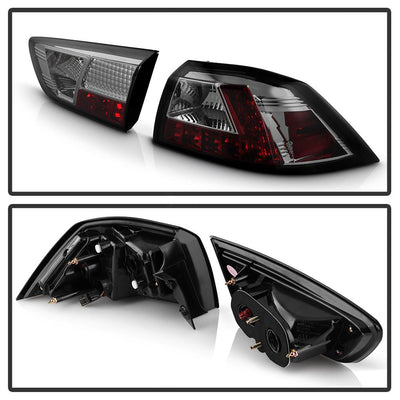 Smoke LED Tail Lights <br>08-14 Mitsubishi Lancer