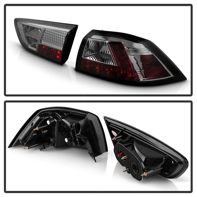 Smoke LED Tail Lights <br>08-14 Mitsubishi Lancer