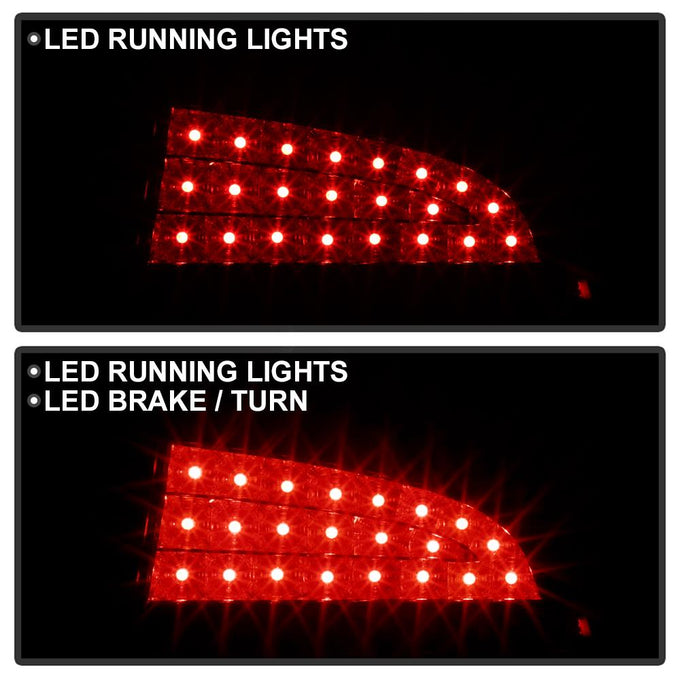 Smoke LED Tail Lights <br>09-10 Dodge Charger