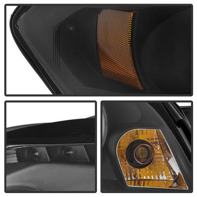 LED Halo Black Projector Headlights <br>06-07 Chevrolet Monte Carlo 06-13 Chevrolet Impala