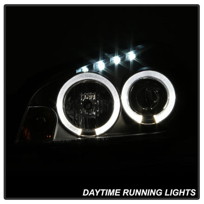 LED Halo Black Projector Headlights <br>06-07 Chevrolet Monte Carlo 06-13 Chevrolet Impala