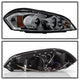 LED Halo Smoke Projector Headlights <br>06-07 Chevrolet Monte Carlo 06-13 Chevrolet Impala