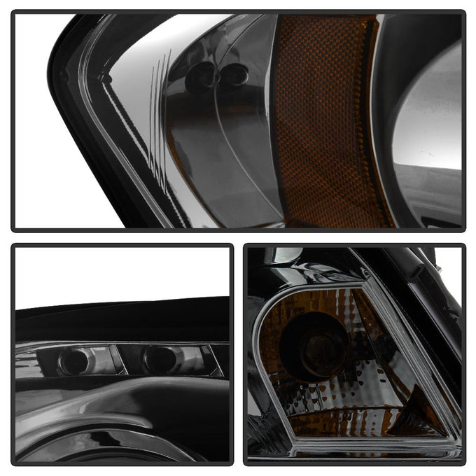 LED Halo Smoke Projector Headlights <br>06-07 Chevrolet Monte Carlo 06-13 Chevrolet Impala