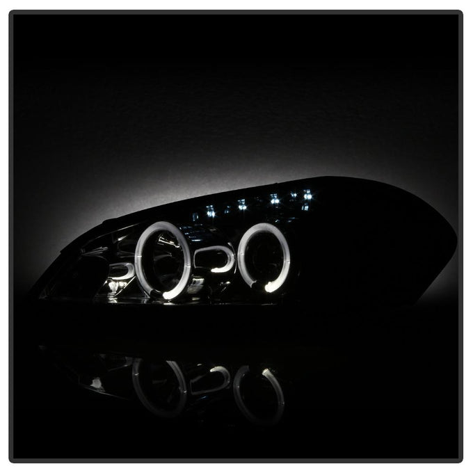 LED Halo Smoke Projector Headlights <br>06-07 Chevrolet Monte Carlo 06-13 Chevrolet Impala