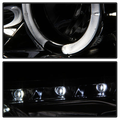 LED Halo Smoke Projector Headlights <br>06-07 Chevrolet Monte Carlo 06-13 Chevrolet Impala