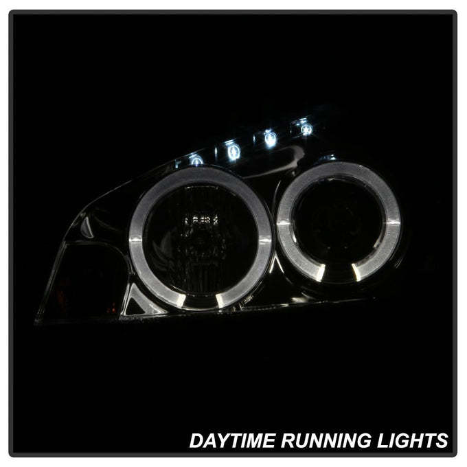 LED Halo Smoke Projector Headlights <br>06-07 Chevrolet Monte Carlo 06-13 Chevrolet Impala