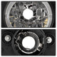 LED Halo Black DRL Projector Headlights <br>03-04 INFINITI G35