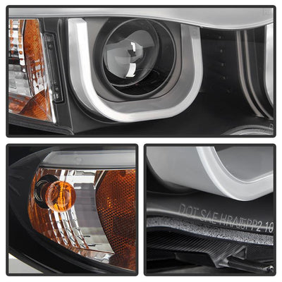3D Halo Black Projector Headlights 1PC <br>02-05 BMW 325i 325xi 330i 330xi 320i