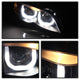 3D Halo Black Projector Headlights 1PC <br>02-05 BMW 325i 325xi 330i 330xi 320i