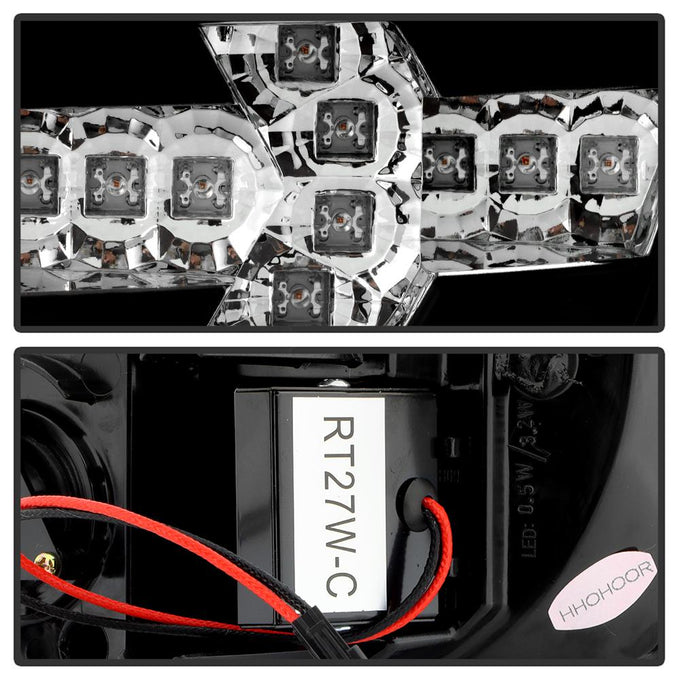 Black LED Tail Lights <br>10-13 Chevrolet Camaro