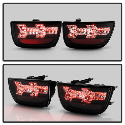 Black LED Tail Lights <br>10-13 Chevrolet Camaro