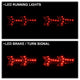 Black LED Tail Lights <br>10-13 Chevrolet Camaro