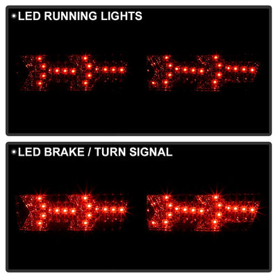 Smoke LED Tail Lights <br>10-13 Chevrolet Camaro