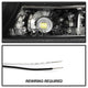 DRL Black Projector Headlights <br>03-05 Nissan 350Z