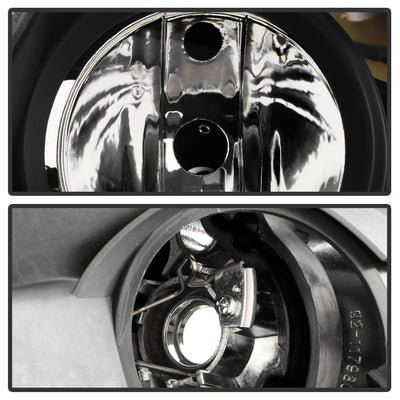 DRL Black Projector Headlights <br>03-05 Nissan 350Z