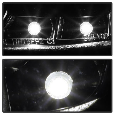 DRL Black Projector Headlights <br>03-05 Nissan 350Z