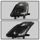 DRL Black Projector Headlights <br>03-05 Nissan 350Z