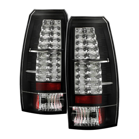 Black LED Tail Lights <br>07-13 Chevrolet Avalanche