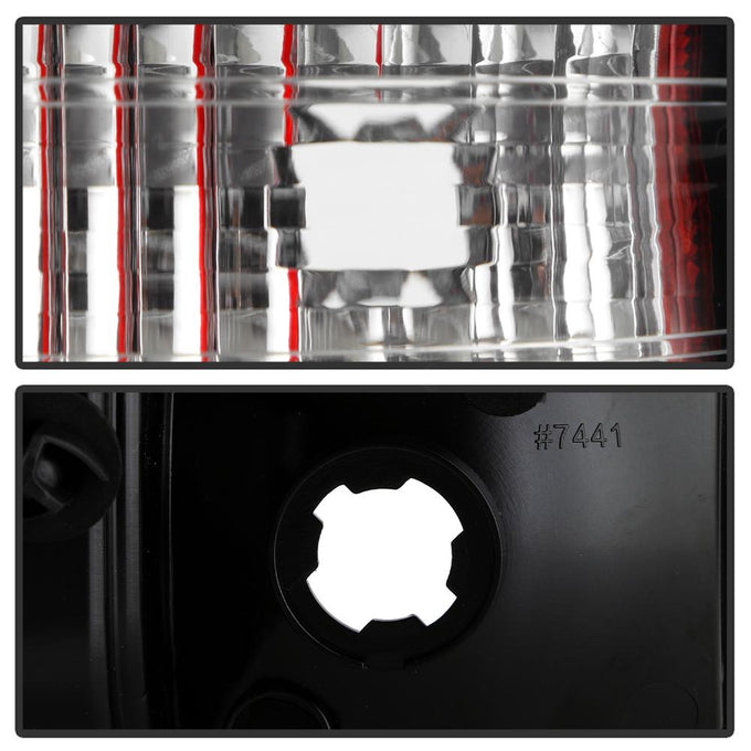 Black LED Tail Lights <br>07-13 Chevrolet Avalanche