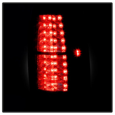 Black LED Tail Lights <br>07-13 Chevrolet Avalanche