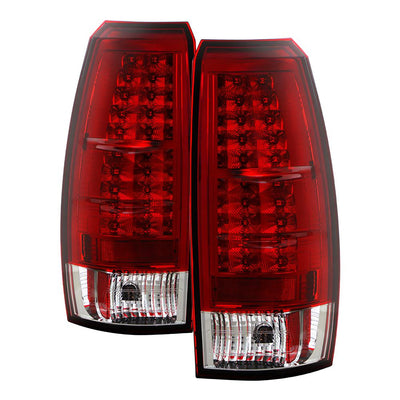 Red Clear LED Tail Lights <br>07-13 Chevrolet Avalanche