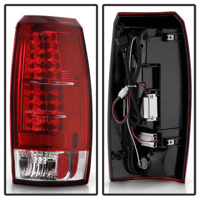 Red Clear LED Tail Lights <br>07-13 Chevrolet Avalanche