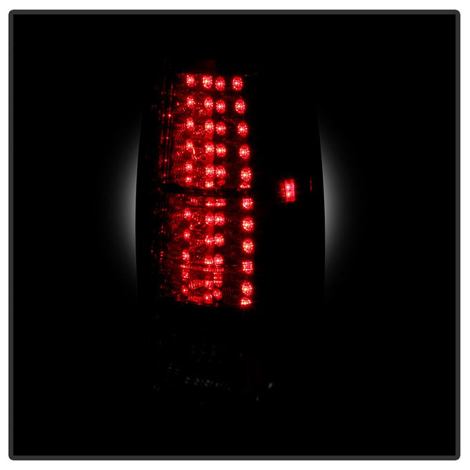 Red Clear LED Tail Lights <br>07-13 Chevrolet Avalanche