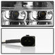 DRL Chrome Projector Headlights <br>05-10 Mercedes-Benz SLK350 SLK55 AMG SLK200