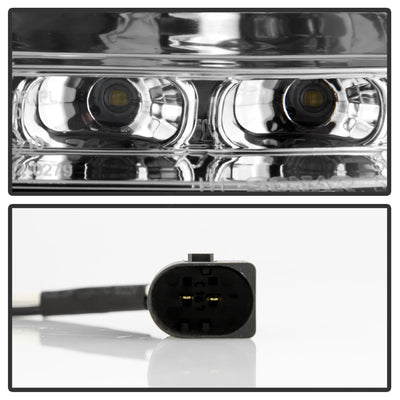 DRL Chrome Projector Headlights <br>05-10 Mercedes-Benz SLK350 SLK55 AMG SLK200