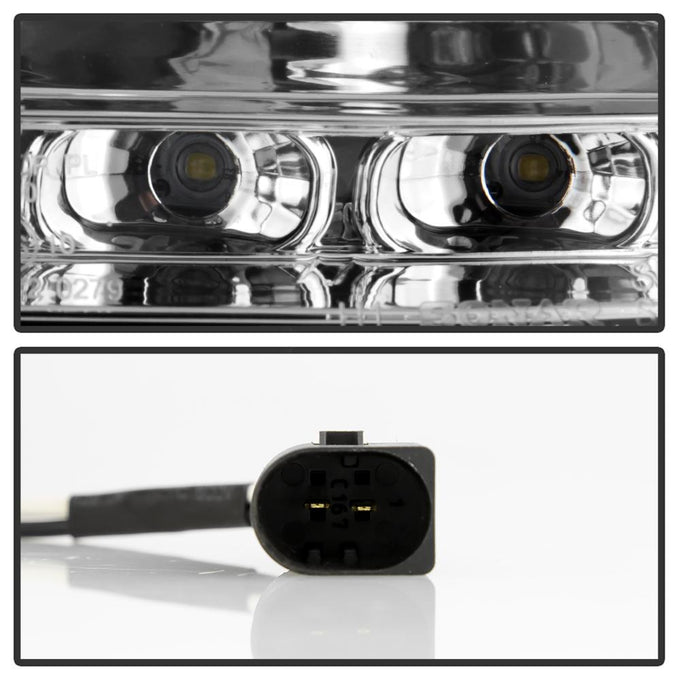 DRL Chrome Projector Headlights <br>05-10 Mercedes-Benz SLK350 SLK55 AMG SLK200