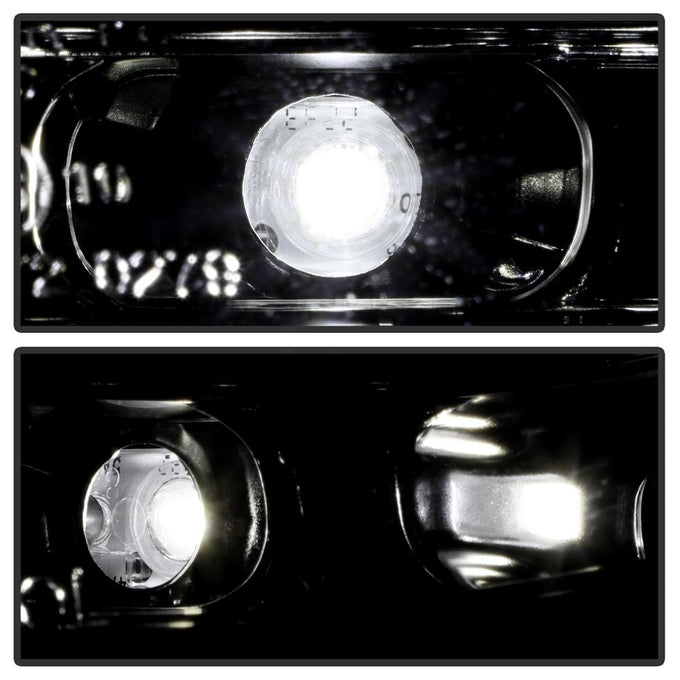 DRL Chrome Projector Headlights <br>05-10 Mercedes-Benz SLK350 SLK55 AMG SLK200