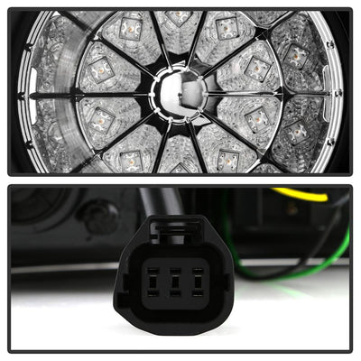 Black LED Tail Lights <br>06-09 Land Rover Range Rover Sport