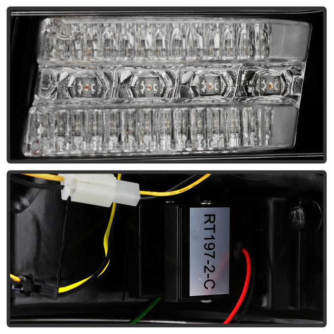 Black LED Tail Lights <br>06-09 Land Rover Range Rover Sport