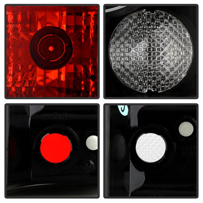 Black LED Tail Lights <br>06-09 Land Rover Range Rover Sport