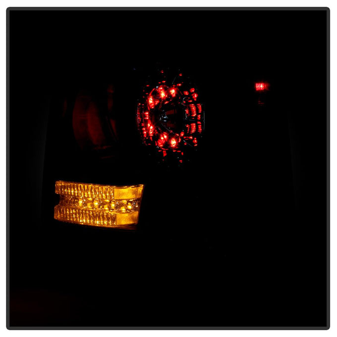 Black LED Tail Lights <br>06-09 Land Rover Range Rover Sport