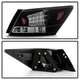 Black LED Tail Lights <br>08-12 Honda Accord 10-11 Honda Accord Crosstour