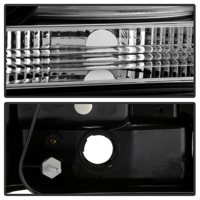 Black LED Tail Lights <br>08-12 Honda Accord 10-11 Honda Accord Crosstour