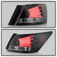 Black LED Tail Lights <br>08-12 Honda Accord 10-11 Honda Accord Crosstour