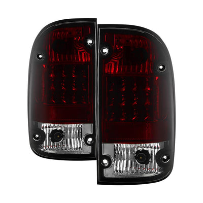Red Smoke LED Tail Lights <br>95-00 Toyota Tacoma