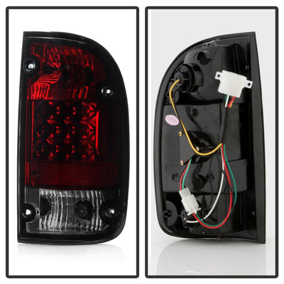 Red Smoke LED Tail Lights <br>95-00 Toyota Tacoma