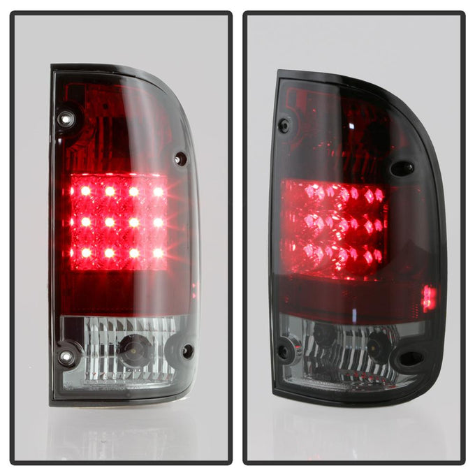 Red Smoke LED Tail Lights <br>95-00 Toyota Tacoma