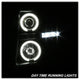 CCFL Halo Black Projector Headlights <br>07-13 Chevy Silverado 1500, 2500 HD, 3500 HD