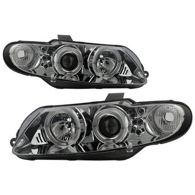 LED Halo Smoke Projector Headlights <br>04-06 Pontiac GTO