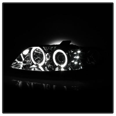 LED Halo Smoke Projector Headlights <br>04-06 Pontiac GTO