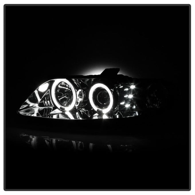 LED Halo Smoke Projector Headlights <br>04-06 Pontiac GTO