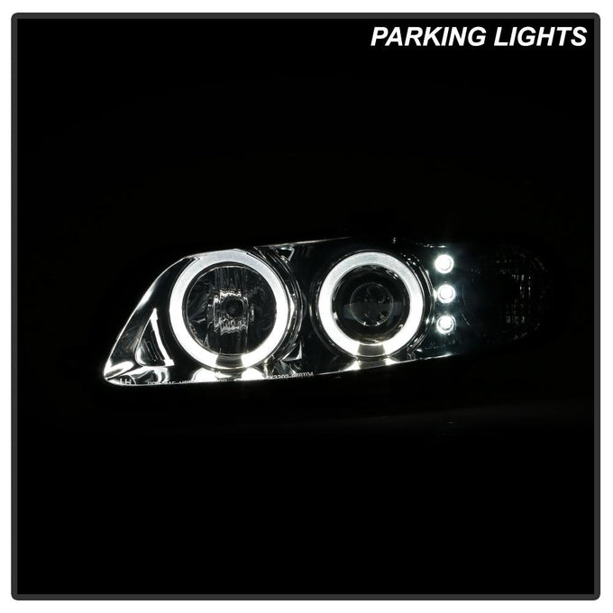 LED Halo Smoke Projector Headlights <br>04-06 Pontiac GTO
