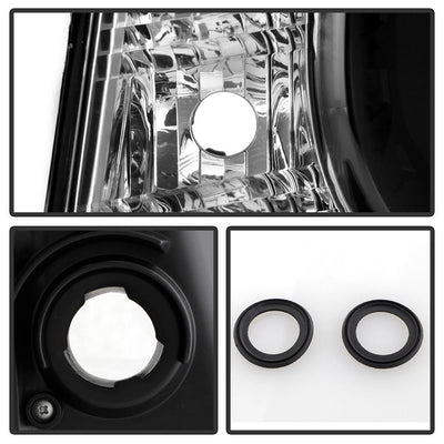 Dual Halo Black LED Halo Projector Headlights <br>10-13 Chevrolet Camaro
