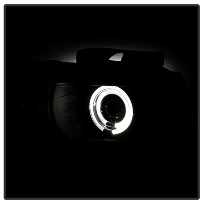 Dual Halo Black LED Halo Projector Headlights <br>10-13 Chevrolet Camaro