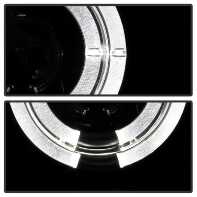 Dual Halo Black LED Halo Projector Headlights <br>10-13 Chevrolet Camaro