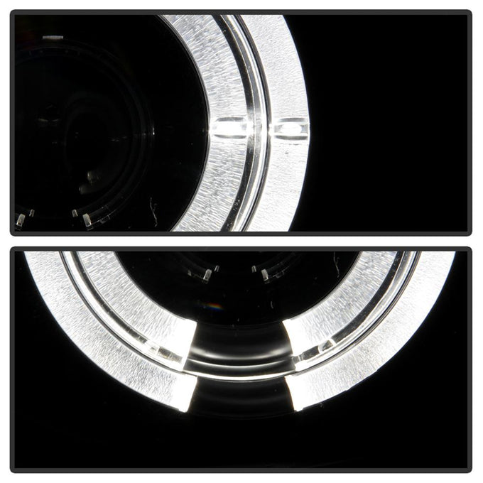Dual Halo Black LED Halo Projector Headlights <br>10-13 Chevrolet Camaro